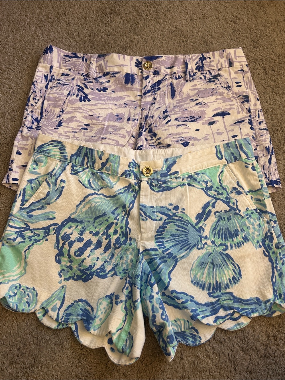 TWO (2) Pair of Lilly Pulitzer Shorts - Size 8